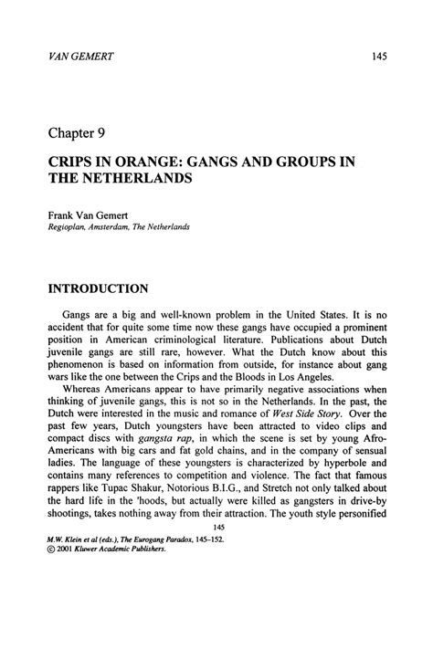 netherlands in gang book pdf